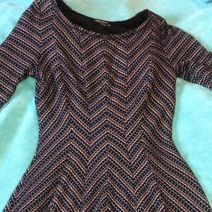 Quarter Sleeve Midi Dress